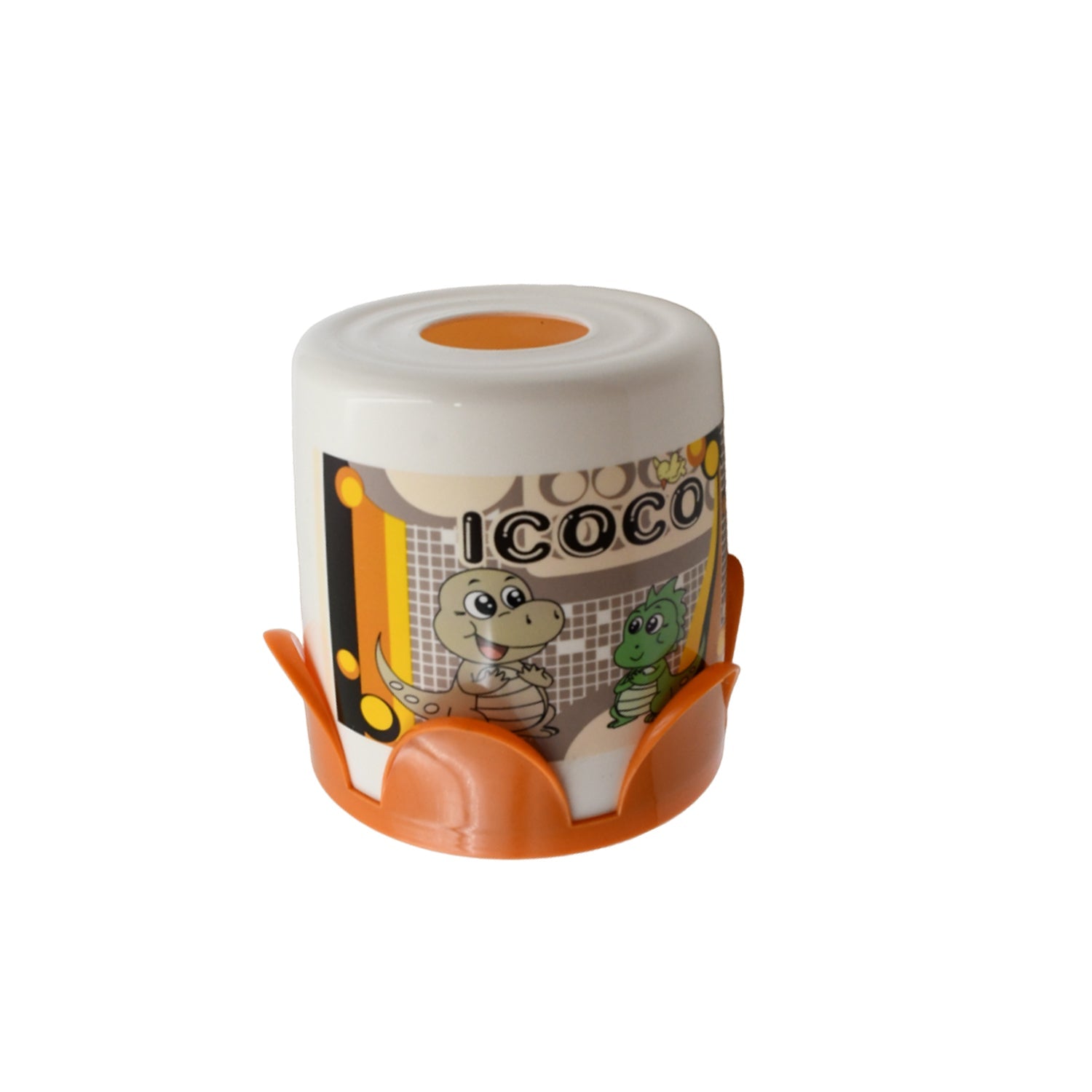 Plastic napkin box with non-slip design for bathrooms. Plastic napkin box with non-slip design for bathrooms.
